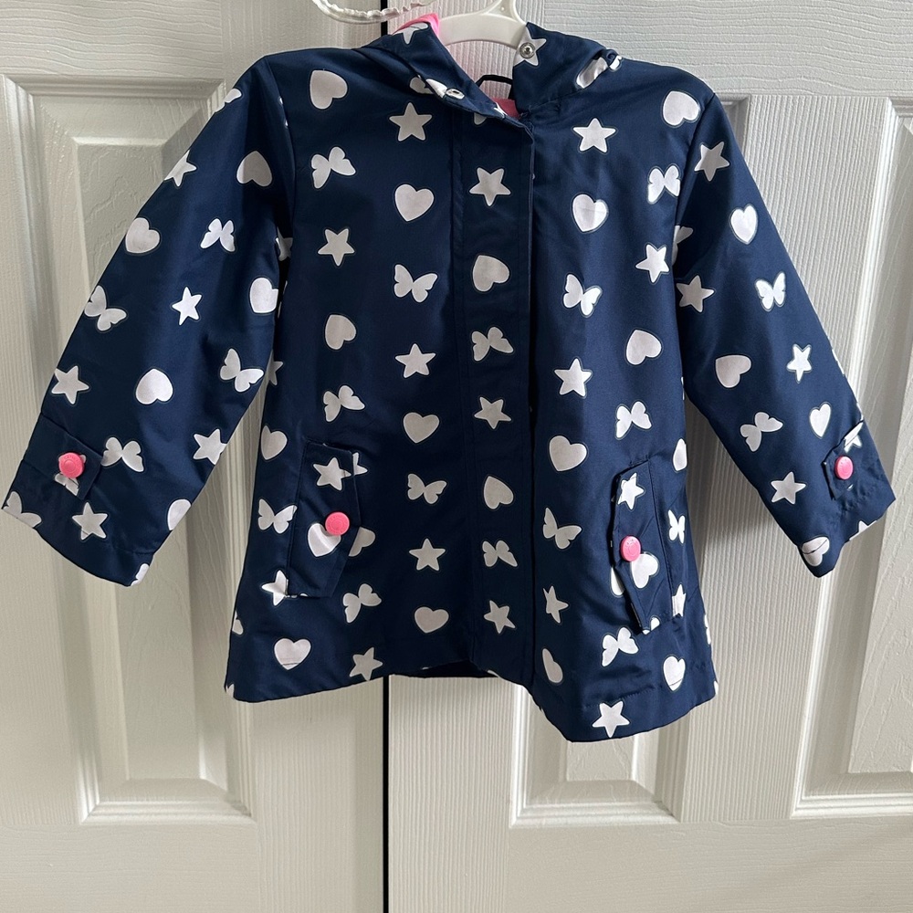 Carter’s Toddler Heart Color-Changing Rain Jacket